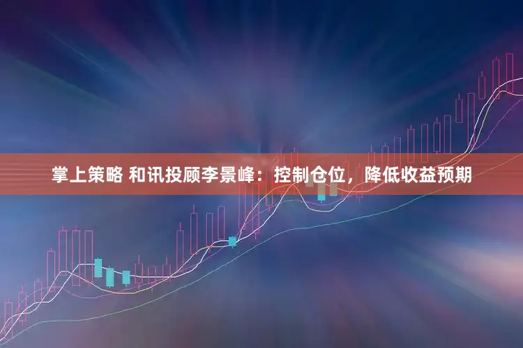 掌上策略 和讯投顾李景峰：控制仓位，降低收益预期
